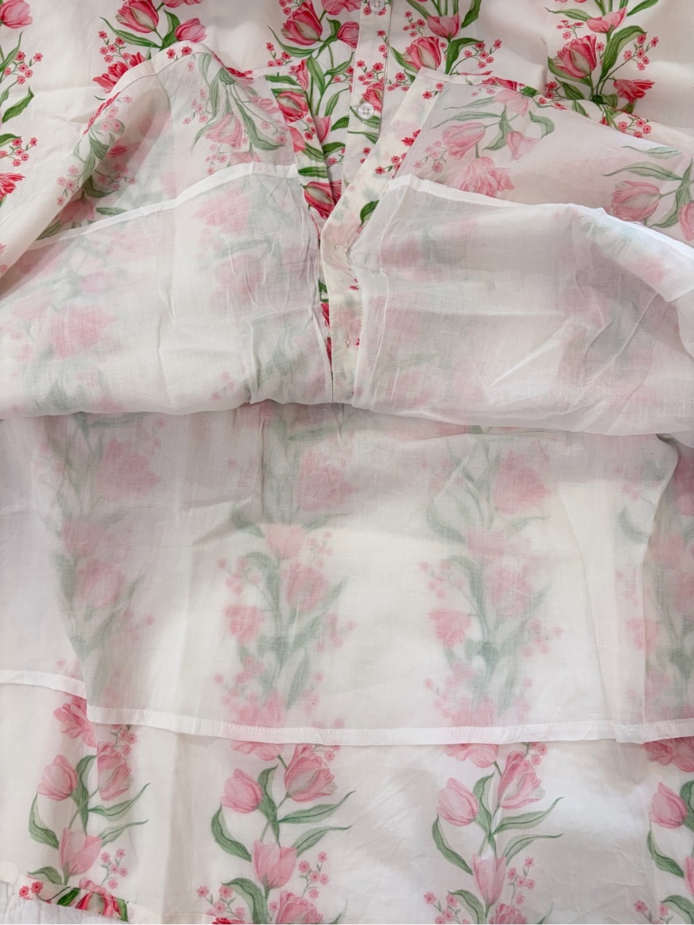 NWT SZ XL Victoria Dunn Maxi Dress with Pink Floral Print and Tie Belt - Picture 11 of 12